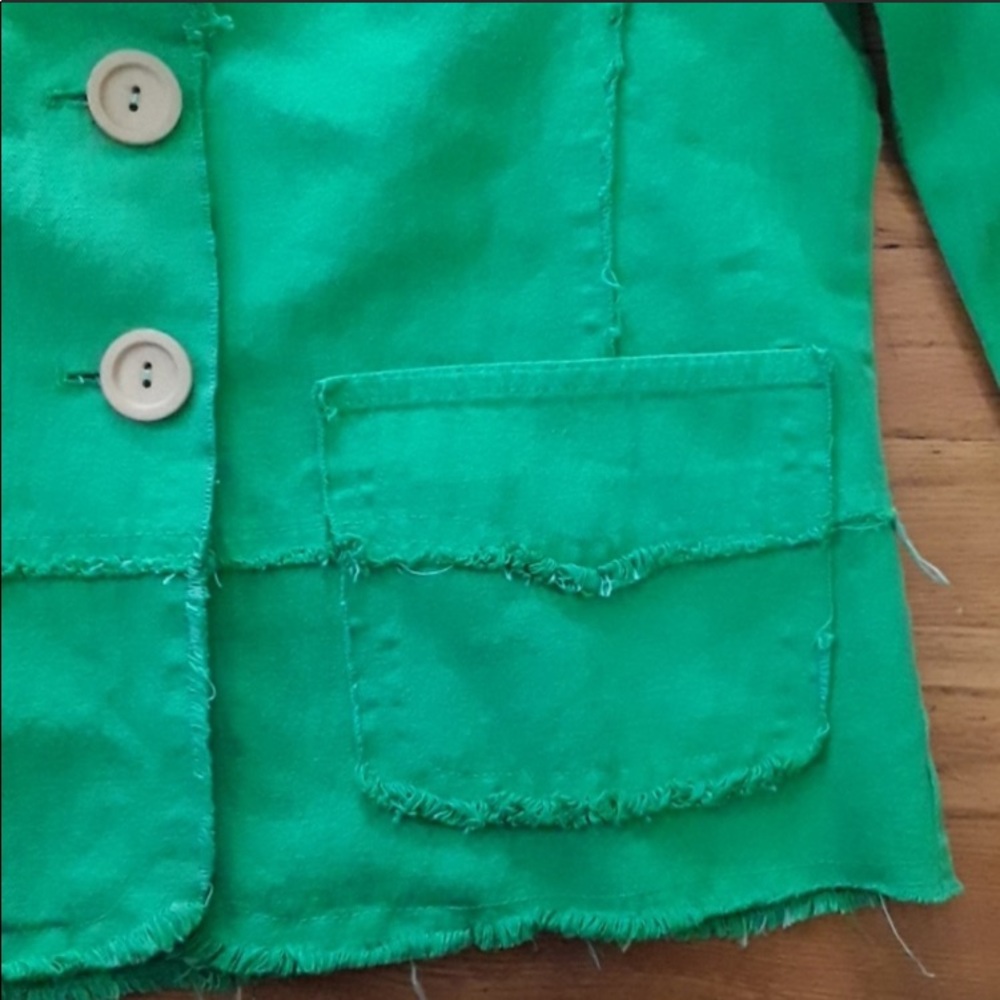 Green mini blazer - Picture 6 of 8